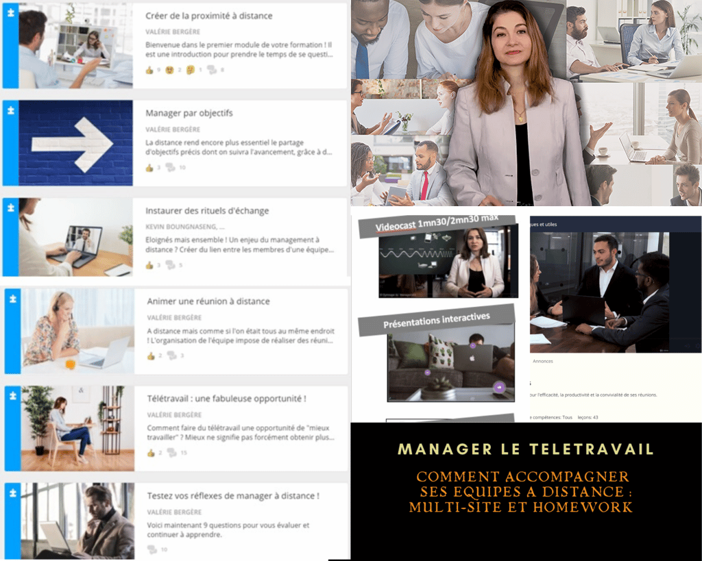 Programme détaillé de la formation Manager le télétravail