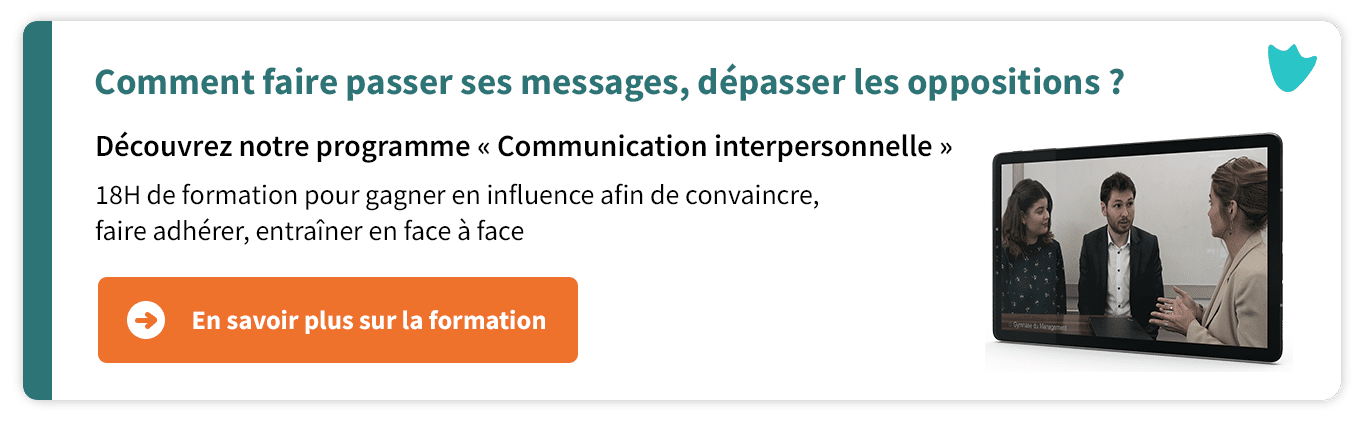 En savoir plus sur la formation Communication interpersonnelle