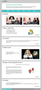 Exemple d'un Quart d'Heure Management issu de nos modules digitaux pour le manager 'Conduire une réunion d'équipe'