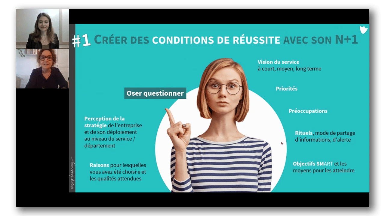 Extrait du webinaire consacré à la prise de poste des managers sur Webikeo