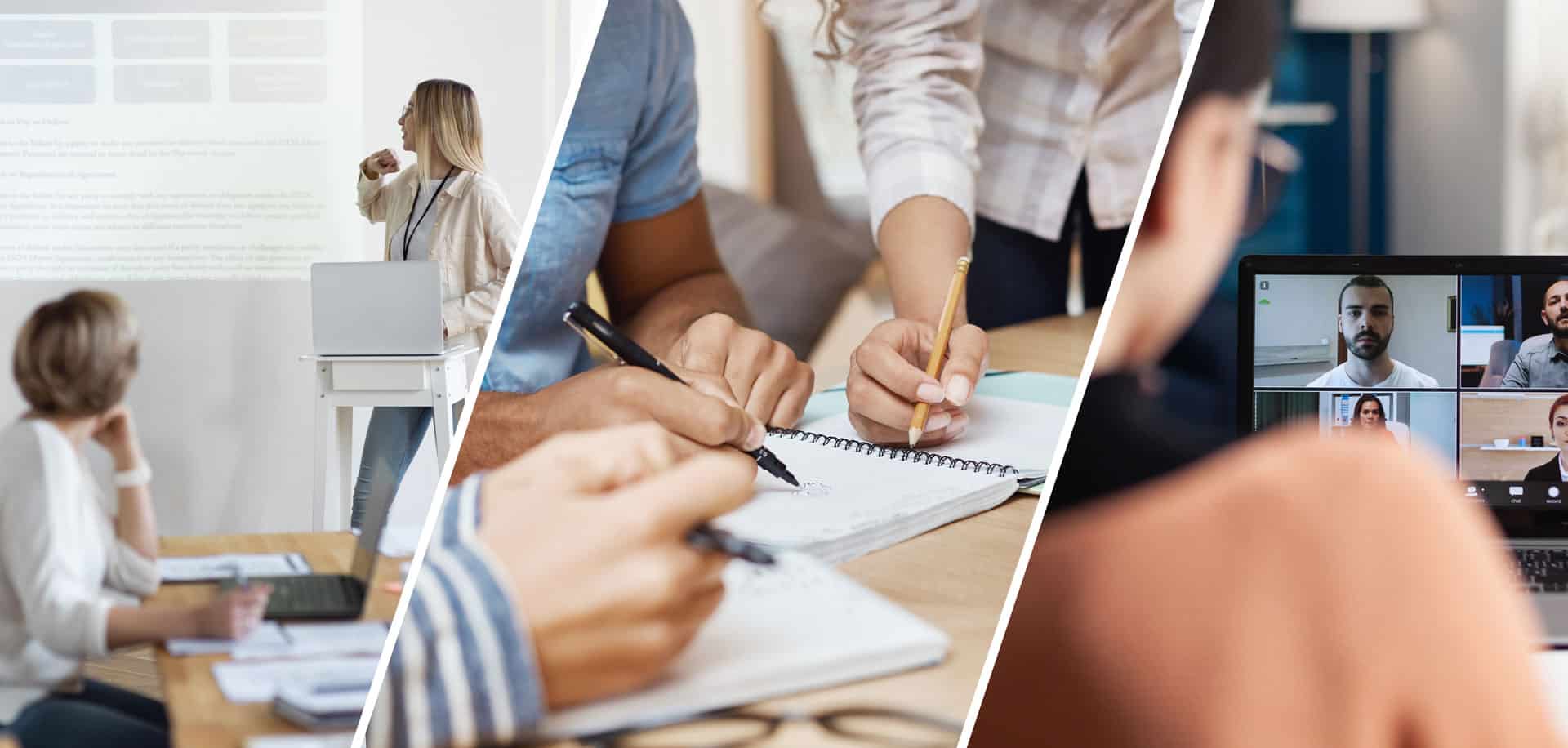 3 formats de formation présents dans le blended learning
