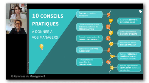 Extrait du webinaire sur la cohésion d'équipe