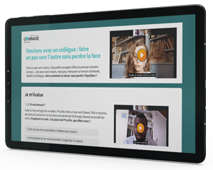 Modules e-learning soft skills sur la gestion des tensions avec un collègue