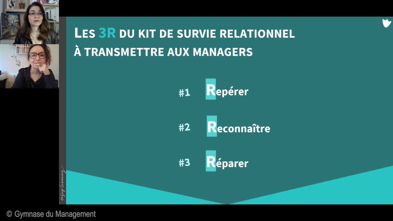 Extrait du replay du webinaire sur la gestion de conflits avec les 3R du kit de survie relationnel